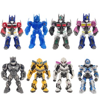 8 Cái / bộ 10cm Transformers Anime Hình Megatron Jazz Ironhide Bumblebee Decepticons Autobot Q Phiên Bản PVC Nhân Vật Hành Động Mô Hình Đồ Chơi Búp Bê