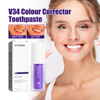 Kem Đánh Răng Màu Tím Làm Trắng Răng Làm Sạch Mùi Miệng Vết 30ml