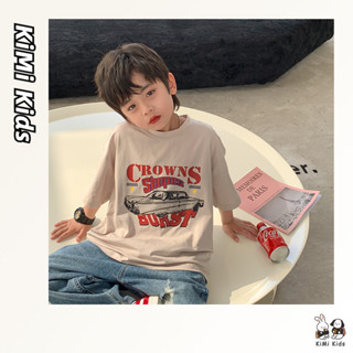 Kimi Quần áo trẻ em trẻ em bé trai và bé gái áo thun ngắn tay trẻ em bé trai nửa tay quần áo trẻ em trung niên trở lên