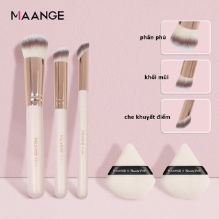 Bộ 5 cọ trang điểm MAANGE cao cấp cọ che khuyết điểm/ cọ tán kem nền