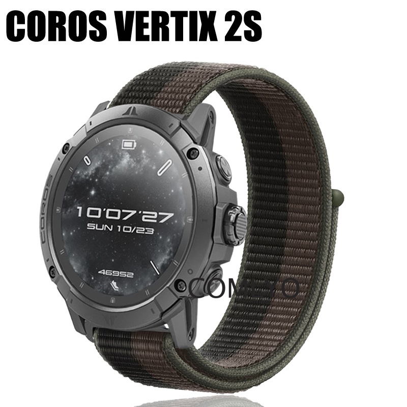 Cho COROS VERTIX 2S Dây Đeo Đồng Hồ Thông Minh Nylon Vòng Mềm Thể Thao Nữ Dây Đeo Tay