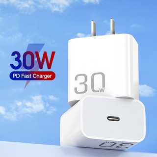 Củ sạc nhanh 30w pd type c cho iphone 15 14 13 12 pro max 11 tablet