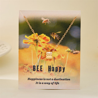 Thời trang bạc 925 14k vàng ong hình học zircon mặt dây chuyền vòng cổ choker dây xích ngày của mẹ quà tặng cho nữ trang sức mới