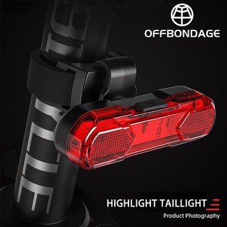 Thiết bị xe đạp leo núi mới độ sáng cao cảnh báo an toàn đèn hậu đi xe đạp USB sạc nhanh chống nước đèn xe đạp