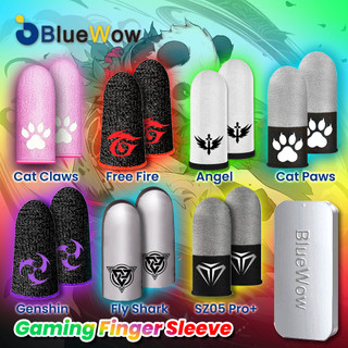 Tay cầm ngón tay BlueWow để chơi Game, tay cầm chơi Game, Vỏ ngón tay Bộ điều khiển trò chơi thoáng khí Chơi Game bền bỉ Phụ kiện chơi Game đầu ngón tay Trò chơi di động Màn hình cảm ứng Ngón tay