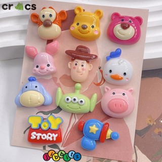 Cross Khóa Giày Phụ Kiện Dép Trang Trí Dễ Thương Trong Suốt Phụ Kiện Giày Zhibi Star Kirby Crazy Động Vật Nhỏ Lỗ Trang Trí Giày Lỗ Cá Sấu Trang Trí Giày