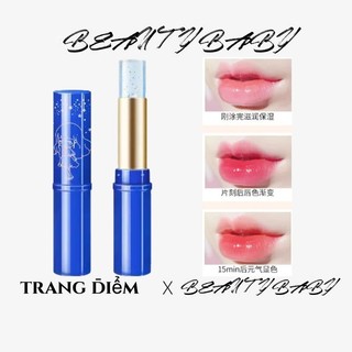 Son môi đổi màu Son môi dưỡng ẩm dưỡng ẩm Son môi lá vàng