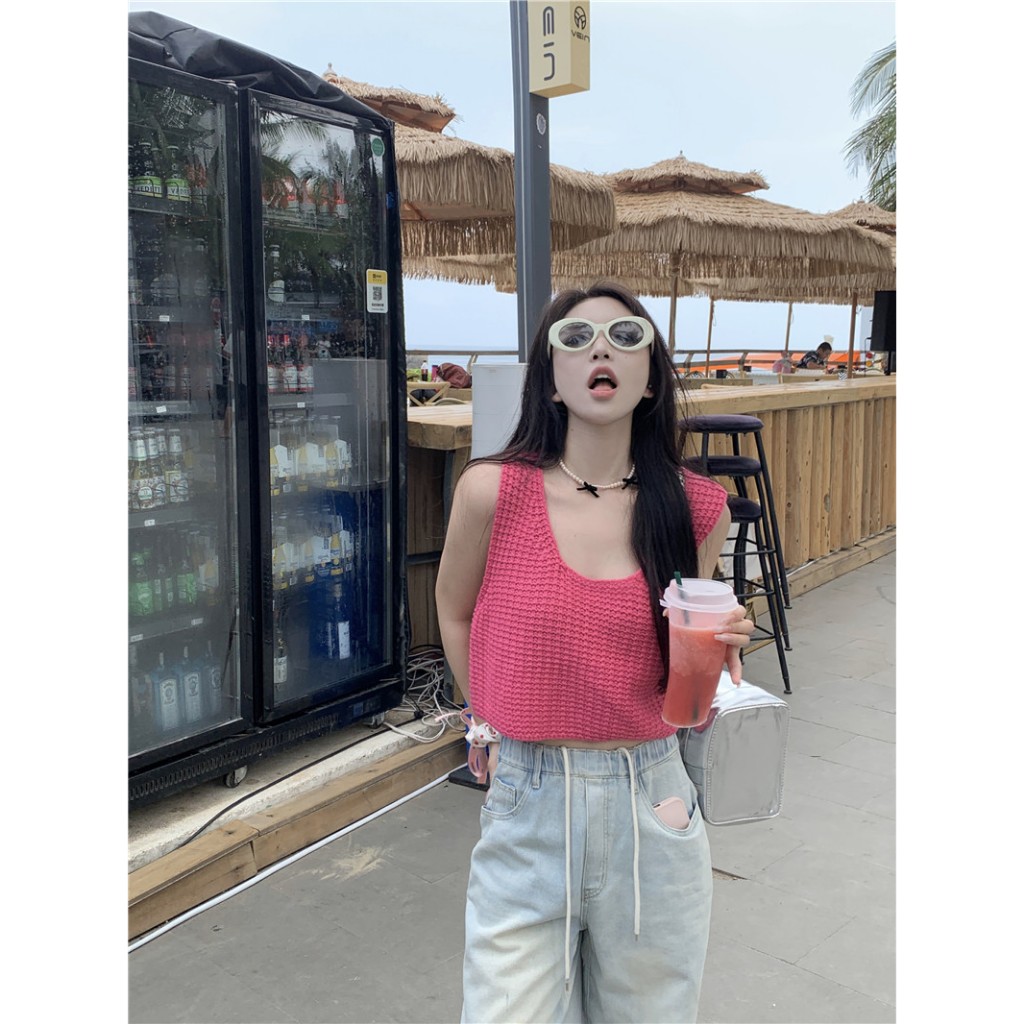 MTMM  áo tank top nữ thời trang Rộng áo 2 dây 2024 Mới Hàn Quốc | BigBuy360 - bigbuy360.vn