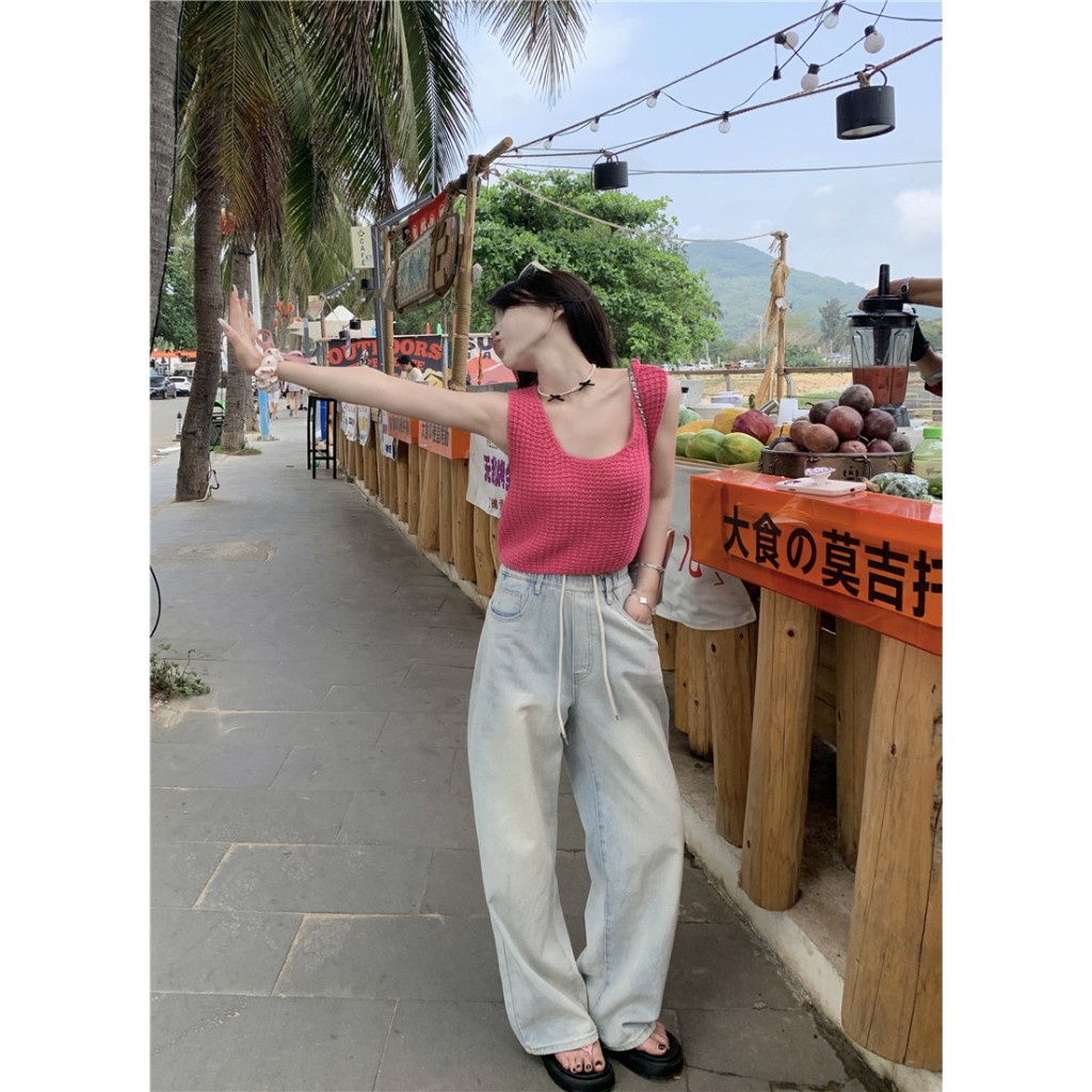 MTMM  áo tank top nữ thời trang Rộng áo 2 dây 2024 Mới Hàn Quốc | BigBuy360 - bigbuy360.vn