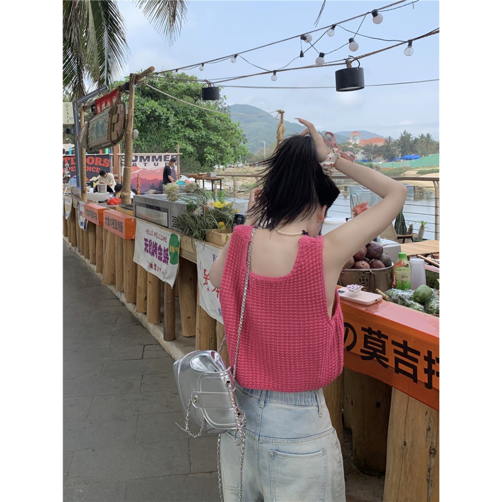 MTMM  áo tank top nữ thời trang Rộng áo 2 dây 2024 Mới Hàn Quốc | BigBuy360 - bigbuy360.vn