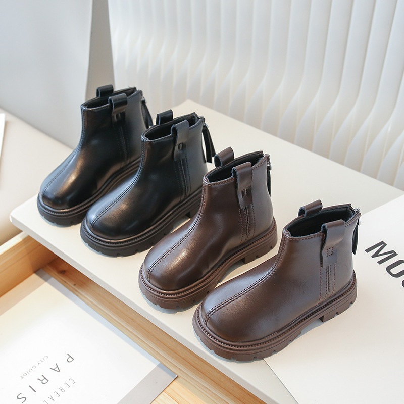 Giày Bốt Mùa Xuân Mùa Thu Bé Gái Giày Bốt Mùa Thu Bé Gái Giày Bốt Da Bé Gái Giày Bốt Martin Giày Bốt