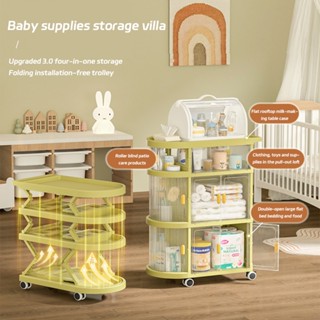 giá đựng đồ Trẻ Em Gấp Giá Để Đồ Sơ Sinh Xe Đẩy Cho Bé Tủ Bảo Quản Phòng Ngủ Phòng Khách Có Thể Tháo Rời Giá Để Đồ