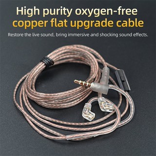 Cáp Nâng Cấp Oxy 0.75mm Mạ Vàng Cho ZSN Pro ZS10 Pro AS16 / AS12 / ZSX / ZSN Pro-x / ZAX / ASF / DQ6 / AST / ZSX Pro / Zx / ASF / ASX / DQ6 / AST / ZSX Pro / Zx / ASF / ASX / DQ6 / ZSX / Pro / ZSX / Zx Pro Ze