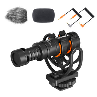 Micro trên máy ảnh Comica VM10, Micro Video súng bắn Mini Cardioid Condenser để ghi âm / Vlog, Tương thích với iPhone, Máy ảnh DSLR, Điện thoại thông minh Android