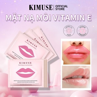 Hộp 20 mặt nạ môi KIMUSE collagen mềm mại dưỡng ẩm chăm sóc đôi môi