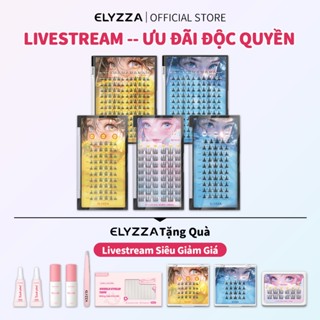 [Chỉ Livestream X Mua Thì Tặng] ELYZZA -Mi Giả Combo bán hàng siêu ưu đãi - Mi Cụm Sunflower (10-12mm) & Nối Mi Đuôi Cá (10-13mm), Mi Giả Idol Kpop 10-12mm, Mi Chùm Có Thể Tái Sử Dụng Nhiều Lần, Sợi Mi Mảnh & Dễ Gắn, Nối Mi Dễ Dùng, Mắt To Tự Nhiên