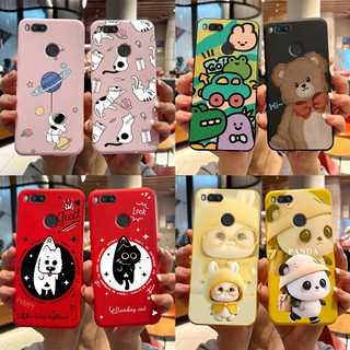 Ốp Điện Thoại Xiaomi Mi A1 Mi 5X 2017 Thỏ Đáng Yêu Họa Tiết Gấu Trúc Màu Kẹo Silicon Mềm Cho Xiaomi MiA1 Mi5X Vỏ