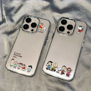 Snoopy Crayon Shin-chan Cho Oppo Reno11F Reno11 Reno7 Reno8 8T Reno10 10PRO Reno 7Z 8Z F21PRO F21PRO F25PRO Ốp Điện Thoại Chống Sốc Mềm
