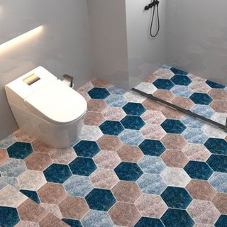 Miếng Dán Sàn Phòng Tắm Chống Trơn Trượt Và Chống Mài Mòn Nhà Bếp Ban Công Thảm Đất Tự Dính Giấy Dán Tường Sàn Chống Thấm Nước