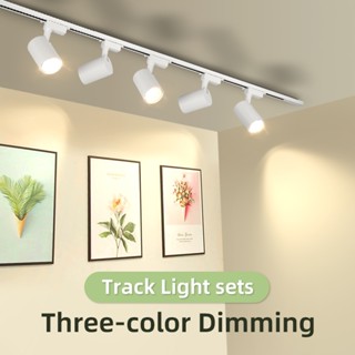 Đèn led Gắn Trần Đèn Rọi Ray Ống Bơ Nhà Ánh Sáng Trắng 12 / 20 / 30 / 40w Track Light Spotlight