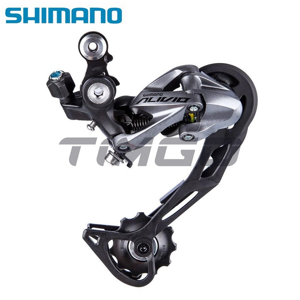 Điều chỉnh xích sau Shimano Alivio RD-M4000 cho xe đạp địa hình 9 tốc độ, màu đen
