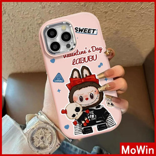 Mowin - Dành Cho iPhone 15 Pro Max iPhone 11 Ốp Lưng Mạ Điện Sang Trọng Silicon Mềm Túi Khí Chống Sốc Labubu Hài hước Tương Thích Với iPhone 14 13 12 11 XS XR 7Plus 8Plus