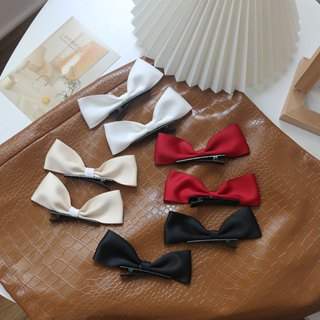 Gói 2 Nơ Kẹp Tóc Nơ Ba Chiều Kẹp Tóc Ngọt Ngào Nữ Tính Khí Công Chúa Satin Nơ Top Kẹp Bên Kẹp Tóc Phụ Kiện Tóc Thời Trang