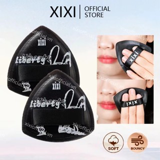  Xixi Đen Tam Giác Bột Puff Mặt Trang Điểm Xốp Mềm Nhung Mỹ Phẩm Puff Blender Beauty Foundation Bọt Biển Trang Điểm Phụ Kiện NO.GJ-66 