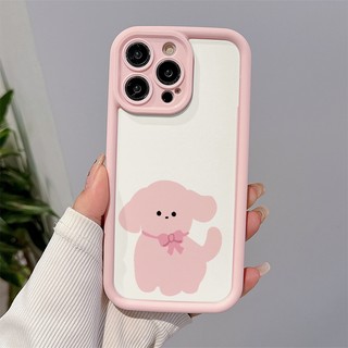 Chó Con Cho iPhone Ốp Lưng Mềm Chống Sốc Hoạt Hình Tương Thích iPhone 11 12 13 14 Pro Max IP 11Promax 12Promax 13Promax