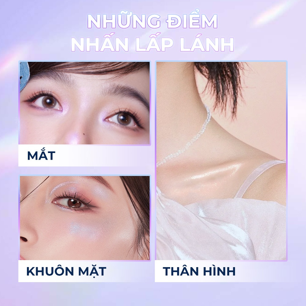 SACE LADY Phấn Bắt Sáng Mỏng Nhẹ Tạo Hiệu Ứng 3D Lên Màu Chuẩn Trang Diểm Cho Mặt Highlight Bắt Sáng 6g | BigBuy360 - bigbuy360.vn