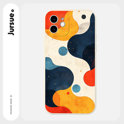 Ốp lưng JURSUE mềm độc lạ dễ thương đẹp chống sốc cho iPhone 17 16 15 14 13 12 11 Pro Max SE 2020 X XR XS ip 8 7 Plus kute Y5094Q
