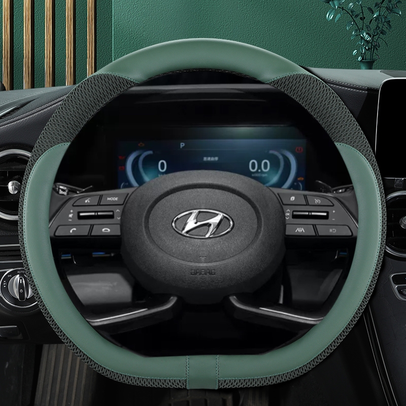 Bọc Vô Lăng Ô Tô Bảo Vệ Nội Thất Ô Tô 38 cm Thích Hợp Cho Accent Elantra Tucson Santa Fe Sonata Cret