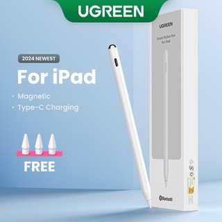 Ugreen Stylus Pen cho Apple Pencil Từ tính cho iPad Pro 12.9 Air Mini 2022 iPad Pro 11 iPad Mini Bluetooth Palm Rejecting Tilt Pen Với đèn báo pin