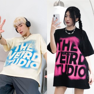 Thương hiệu địa phương hàn quốc áo thun dáng rộng unisex phong cách kỳ lạ dạo phố