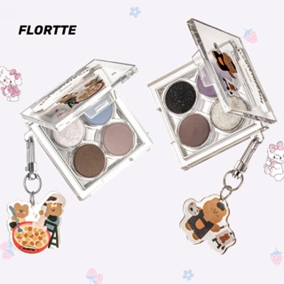 Phấn mắt bốn màu FLORTTE Flower Food Bear