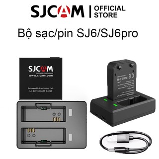 SJCAM Pin và bộ sạc với SJ6Legend / SJ6pro