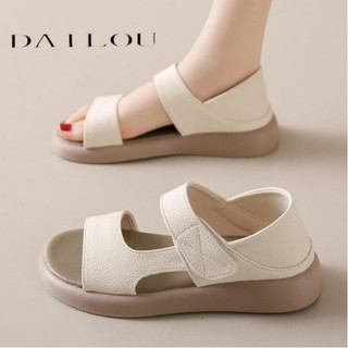 DAILOU Dép sandal nữ dép quai hậu nữ Đế Dày 2024 NEW thoải mái mềm mại dép đế cao Độc lạ Mềm mại Tự tin Phù hợp FDL2430HI5 12Z240319