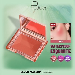 Pudaier Powder Blush Pink Eye Shadow Natural Nude Makeup Color Blusher