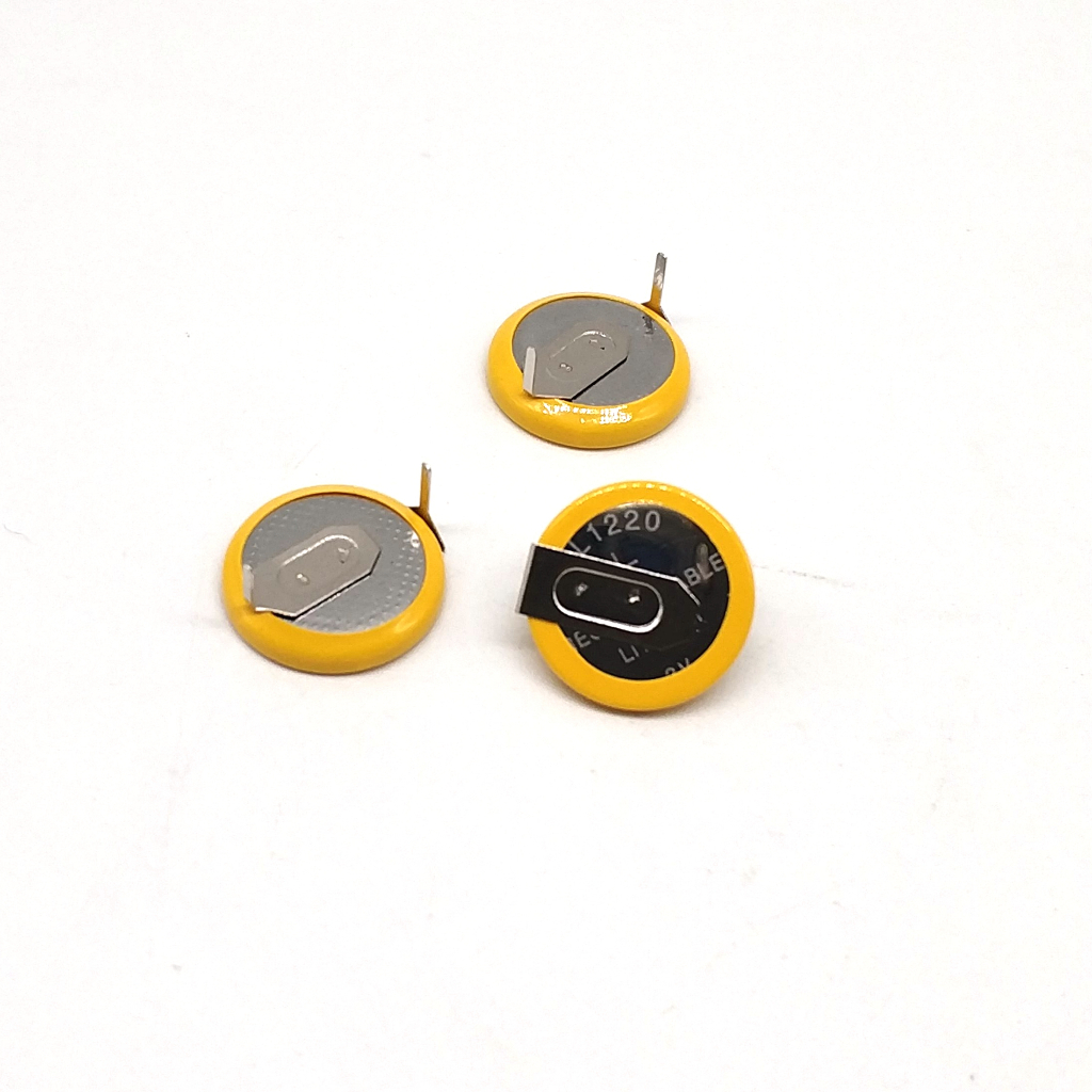 5 Chiếc H-Pin ML1220 Ngang 3v Sạc Nút Pin 180 Độ Hàn Pin Thay Thế CR1220 VL1220