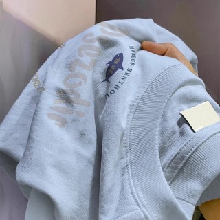Áo phông xanh biěn nữ local brand SALMO 100% cotton mùa hè cổ tròn fashion áo thun nữ Y1058