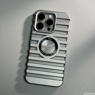 【Stripe heat dissipation/Matte Pc hard case/Gray】ốp lưng compatible for iPhone 11 12 13 14 15 pro max case