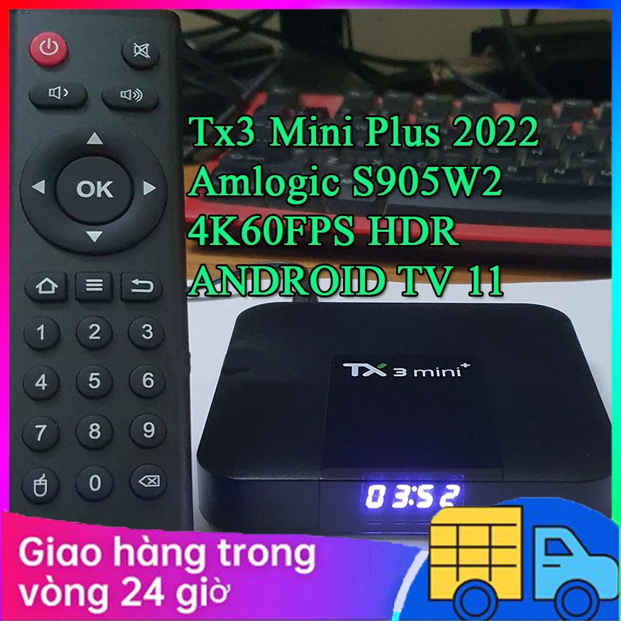 Android TV Box TX3 mini Plus 2022 - Android 11, Amlogic S905W2