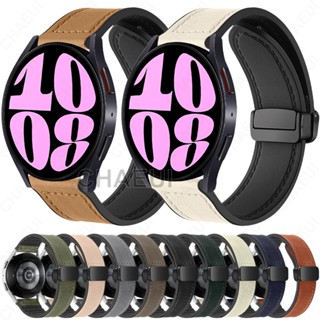  Dây Da Dây Silicon Vòng Tay Phụ Kiện Cho Galaxy Watch 7 FE 6 5 Pro 4 44mm 40mm 45mm Classic 47mm 43mm 42mm 46mm 