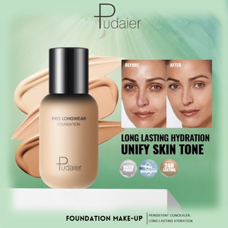 Pudaier Foundation Chống Thấm Nước Bảo Vệ Toàn Diện BB Cream Trang Điểm Khỏa Thân Mỹ Phẩm
