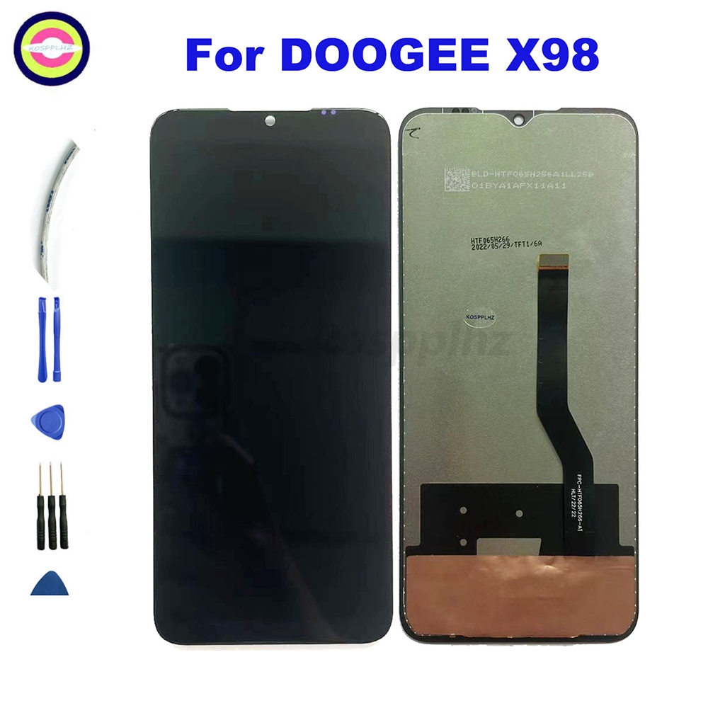 6.52 inch DOOGEE X98 Pro Màn hình LCD Bộ số hóa + Màn hình cảm ứng cho DOOGEE X98 Bảng sửa chữa điện thoại di động Màn hình LCD thủy tinh