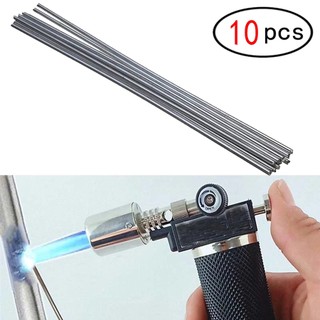 Một Bộ 10 Que Hàn Dễ Dàng Tan, Thanh Hợp Kim Đồng Nhôm Lõi Thông Lượng Để Sửa Chữa Kim Loại DIY Không Cần Bột Hàn