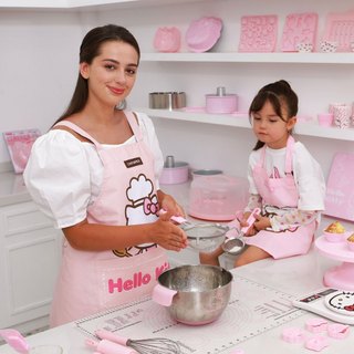 Chefmade Hello Kitty 304 Thép không gỉ 30 Lưới Lọc Bột Cầm Tay Sàng Sifters Dụng Cụ Nướng Bánh Nhà Bếp 7 / 10 / 14 CM KT7009 / KT7010 / KT7008