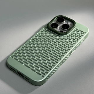 【 Heat dissipation/Matte Pc hard case/Green】ốp lưng compatible for iPhone 11 12 13 14 15 pro max case