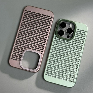 【 Heat dissipation/Matte Pc hard case/Green】ốp lưng compatible for iPhone 11 12 13 14 15 pro max case