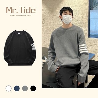 Áo Nỉ Nam Dài Tay Cổ Tròn Thời Trang Hàn Áo Hoodie Nam Nữ Không Mũ Dài Tay Dáng Rộng Phong Cách Tính